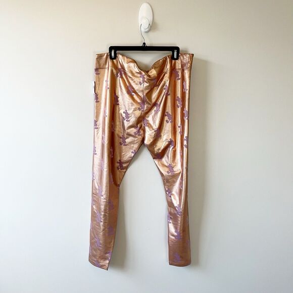 Walt Disney World 50th Anniversary EARridescent Leggings Mickey Pink Sz 1X NWTs - Picture 3 of 13